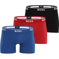 BOSS Calzoncillo boxer 'Power' azul / rojo / negro / blanco