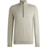 Hugo Boss para hombre. 50527585 Jersey Kanobix beige (S), Casual, Algodón, Manga larga, outlet 2026.
