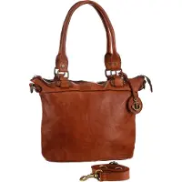Harbour 2nd Anchor Love Bianca Bolsa de hombro Piel natural 34 cm marrón