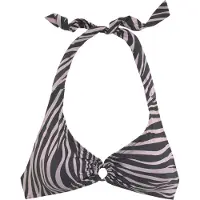 LASCANA Top de bikini gris / negro