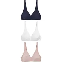 Next Sujetador marino / talco / blanco