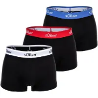 s.Oliver Calzoncillo boxer azul / rojo / negro / blanco
