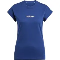 Adidas Camiseta funcional 'Essentials' azul oscuro / blanco