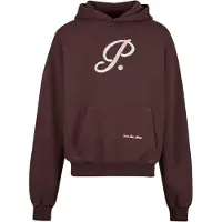 Prohibited Sudadera 'Brixton' marrón / blanco