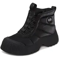 CESARE GASPARI Botines con cordones negro