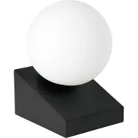 Eglo Bilbana, , blanco, vidrio, acero, IP20, E14, 1 bombilla, 40 W