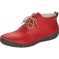 Rieker Botas de tobillo rojo