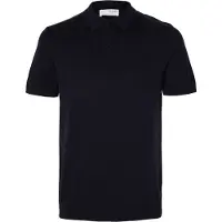 Selected Camiseta 'SLHBERG' azul noche