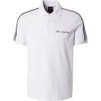 Armani Exchange para hombre. 8NZFSGZJ81Z1100 Polo liso blanco (M), Casual, Algodón, Manga corta, outlet 2026.