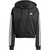 Adidas adidasChaqueta con capucha Essentials French Terry 3 bandas 2XS Black / White Mujer