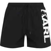 Karl Lagerfeld Bermudas negro / blanco