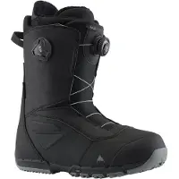 Burton - Botas de snowboard hombre - Ruler Boa Wide Black - Talla 43,5 - Negro