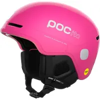POC - Cascos esquís niños - POCito Obex MIPS Fluorescent Pink - Talla Infantil M/L - Rosa