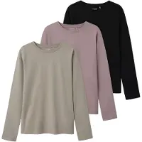 TWO SOON Camiseta greige / altrosa / negro