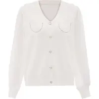 Carato Cárdigan blanco lana