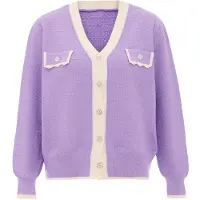 Carato Cárdigan crema / lavanda