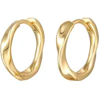 Elli Pendientes 'Twisted' oro