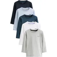 Next Camiseta navy / azul claro / azul oscuro / gris / blanco