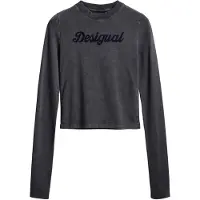 Desigual , Camiseta , Algodon, Azul, L