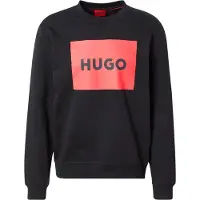 HUGO para hombre. 50467944 Sudadera Duragol negro (L), Casual, Algodón, Manga larga, Sostenible, outlet 2026.