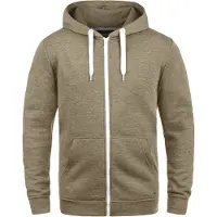!Solid Sudadera con cremallera 'Olli' beige