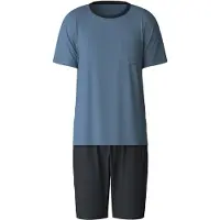 Calida Pijama corto azul noche / ópalo