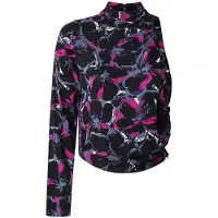 Pepe Jeans Camiseta 'Aria' gris / rosa oscuro / negro