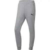 Puma Pantalón deportivo 'Team Goal' gris moteado / blanco