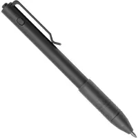 Big Idea Design Dual Side Click Pen DSC-SW Stonewashed Titanium, auto adjusting everyday carry pen, bolígrafo autoajustable EDC