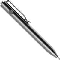Big Idea Design Mini Dual Side Click Pen MDSC-RW Raw Titanium, everyday carry pen, bolígrafo EDC