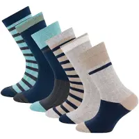 Ewers Calcetines 'Retro- Chic' beige / navy / azul oscuro / gris / gris oscuro / menta