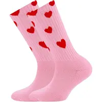 Ewers Calcetines rosa / rojo