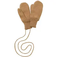 Disana - Kids' Boiled Wool Gloves - Guantes size 3, beige