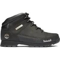 Timberland para hombre. TB06361R0011 Botas de piel Euro Sprint Negro (47.5), Plano, Cordones, Deportivo, Outdoor, Sostenible, out