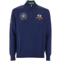 La Martina Jersey azul oscuro / amarillo / verde / rojo