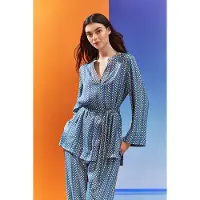 Lk bennett Lucia - Robe Navy Multicolor Talla: M | Albornoces Outlet | Mujer | Azul