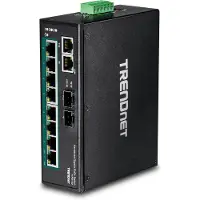 Trendnet Switch 10 Puertos Endurecidos Power Over Ethernet+ Carril Din