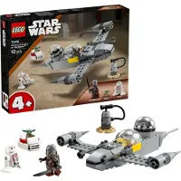 LEGO Juego De Construcción Star Wars N-1 Starfighter Of Mando And Grogu 92 Piezas