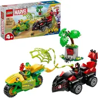 LEGO Spin y Electro: Duelo de Vehículos Dinosaurio
