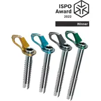 Blue Ice - Tornillos de hielo - Aero Lite de Aluminio - Talla 16 cm - Gris