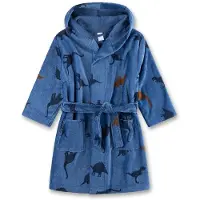Sanetta - Kid's Bathrobe AOP - Albornoz size 92, azul