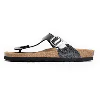 Bayton Sandalias de dedo 'Mercure' gris oscuro