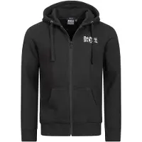 Benlee Sudadera con cremallera negro / blanco