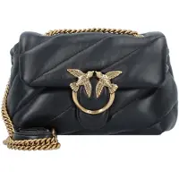 Pinko Bolso de hombro 'Mini Love Puff Crossbody Bag' negro