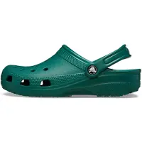 Crocs Zuecos verde oscuro