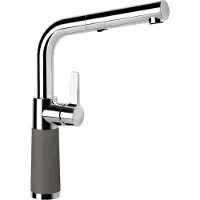 Schock Conjunto de grifo modelo SC-540 en SILVERSTONE con desagüe de extracción / CRISTADUR