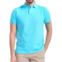 Ralph Lauren para hombre. 710783656020 Polo Básico negro (XXL), Casual, Algodón, Manga corta, outlet 2026.
