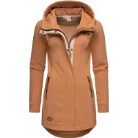 Ragwear Sudadera con cremallera 'Letty Intl.' crema / marrón claro