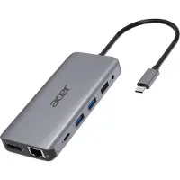 Acer Adaptador Hub Type-C 12 en 1 | Plata