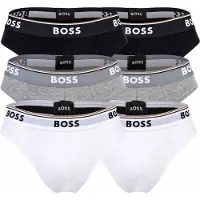 BOSS Braga gris moteado / negro / blanco